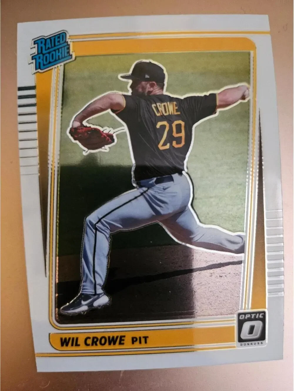 Wil Crowe - 2021 Panini Optic baseball Rated rookie - #94 - Pirates - RAW Mint